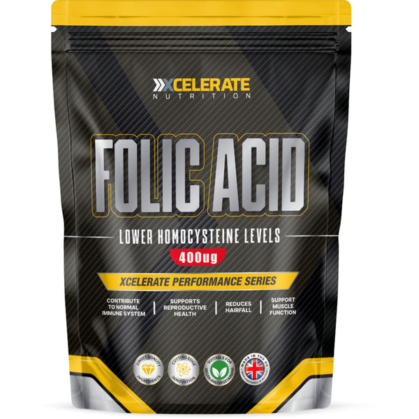 XCelerate Nutrition Folic Acid Tablets