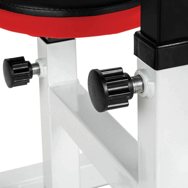 TnP Accessories Preacher Curl Bench Red/Black XQCB -02-Benches & Multigyms-londonsupps