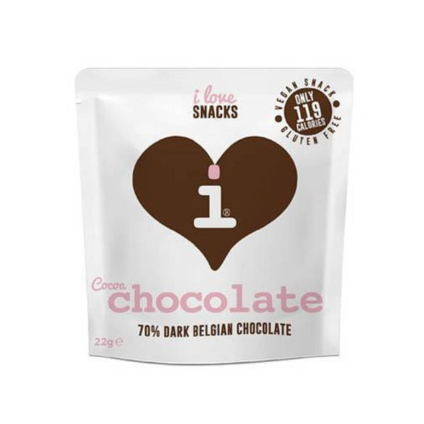 I Love Snacks Belgian 70% Cocoa Chocolate 1x22g