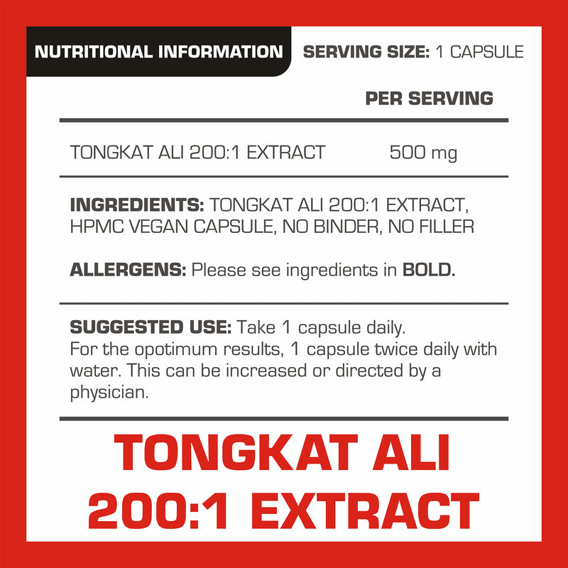 Pro-Elite Tongkat Ali 200:1 Extract 60 VCapsules