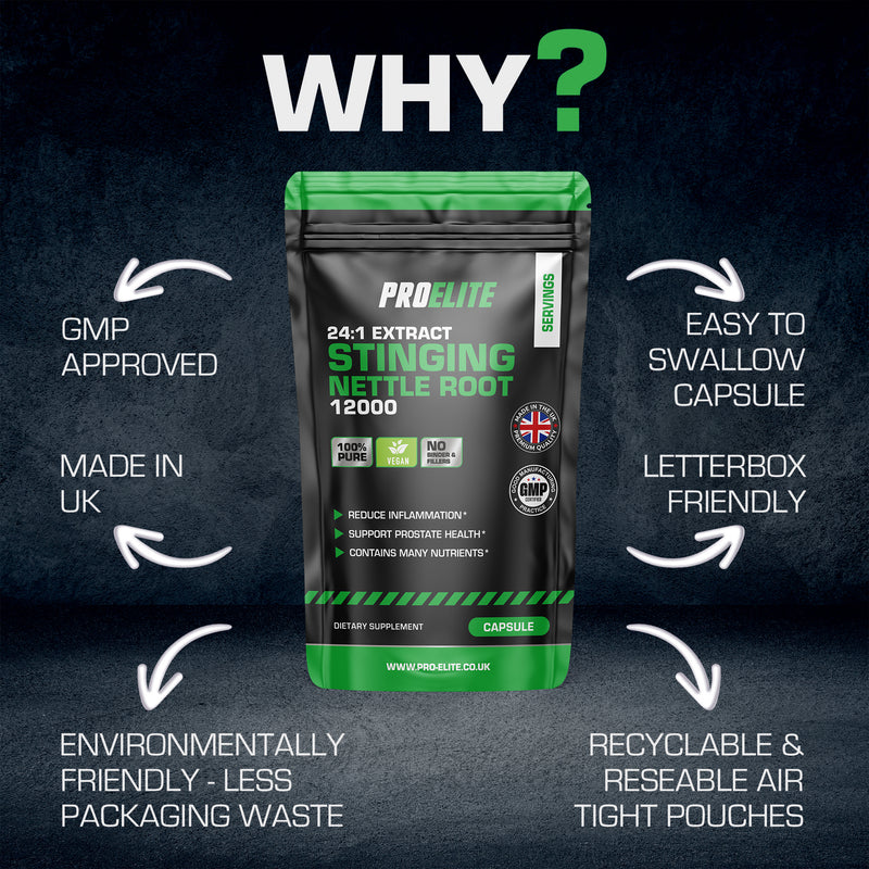 PROELITE Stinging Nettle Root Vegan Capsules