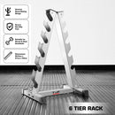 TnP Accessories Dumbbells Rack -Silver- XQRY-A30
