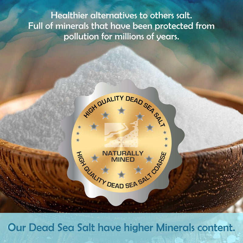 Pure Source Nutrition Dead Sea Salt 1kg Fine - Bag