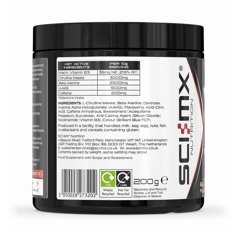 Sci-Mx Nutrition Total Pre-Workout 200g