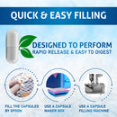 Pure Source Nutrition HPMC Vegan Empty Capsules White / Clear (Transparent) Size 0/00/1