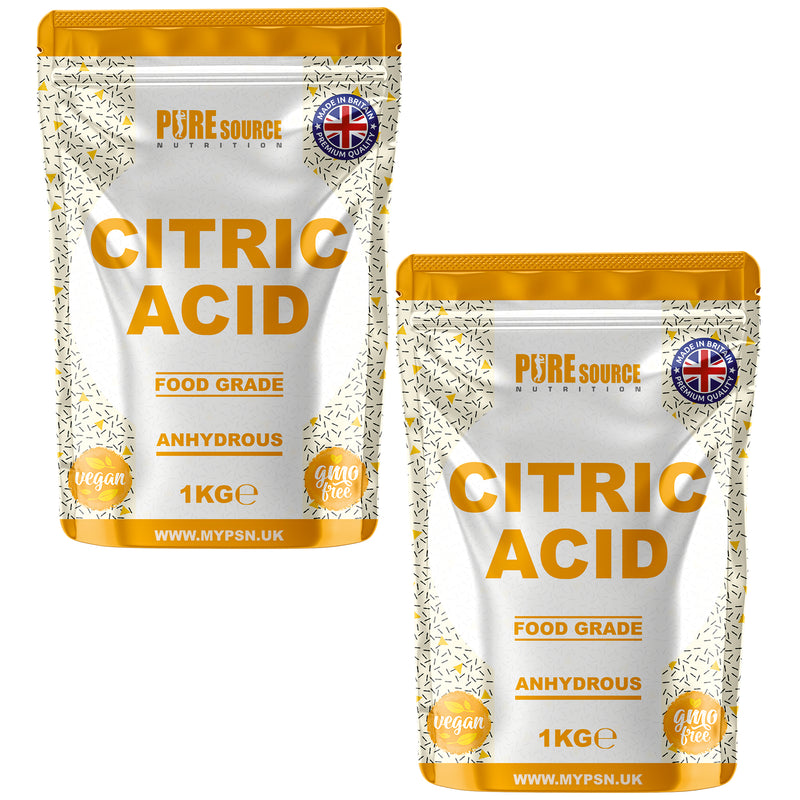 Pure Source Nutrition Citric Acid 1KG Pouch