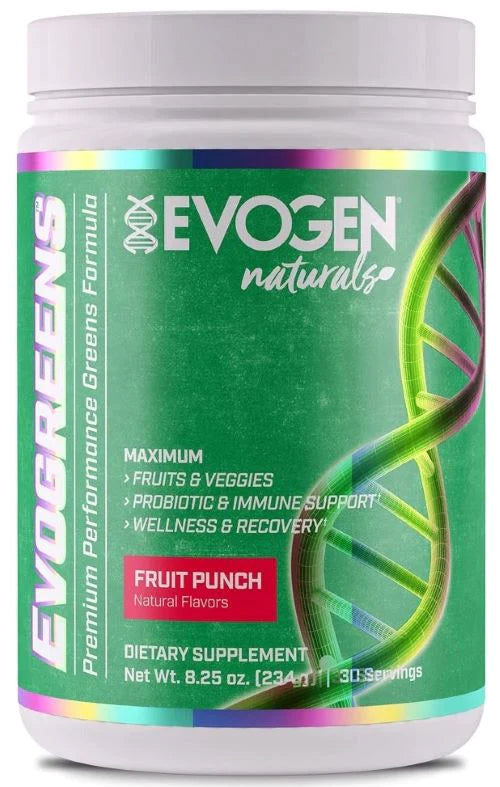 Evogen Evogreens Natural 216-336g Powder