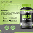 RIPPD Acetyl L-Carnitine 30 Capsules