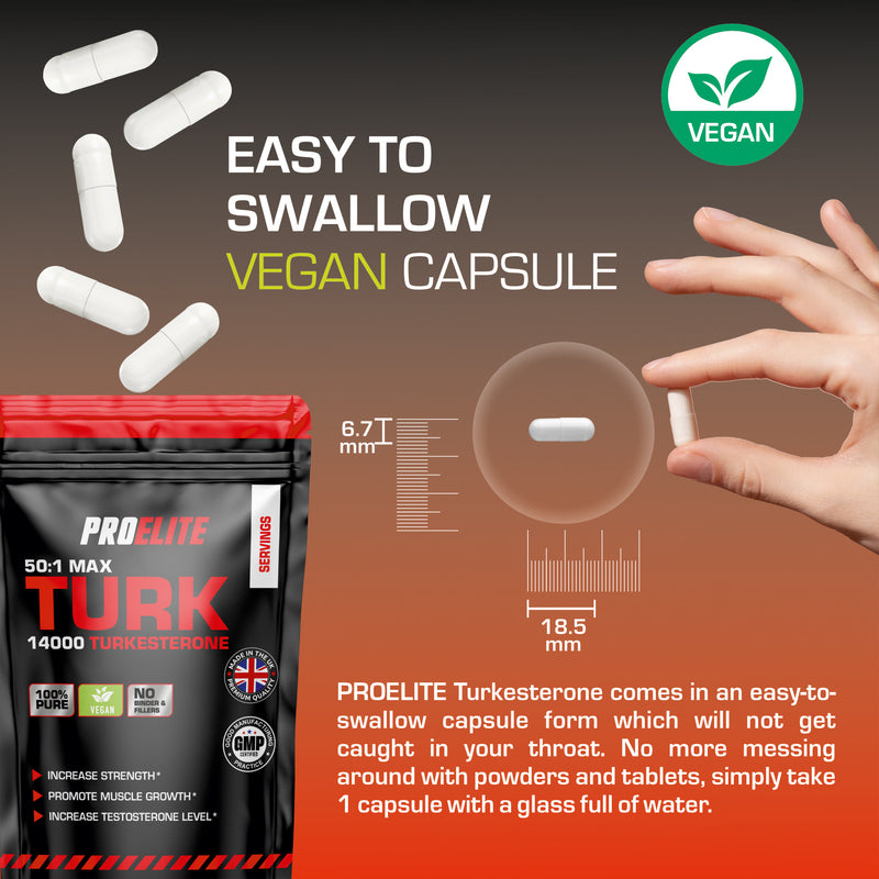 Pro-Elite TURK Turkesterone Vegan Capsules