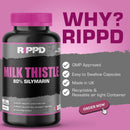 RIPPD Milk Thistle 120 Capsules