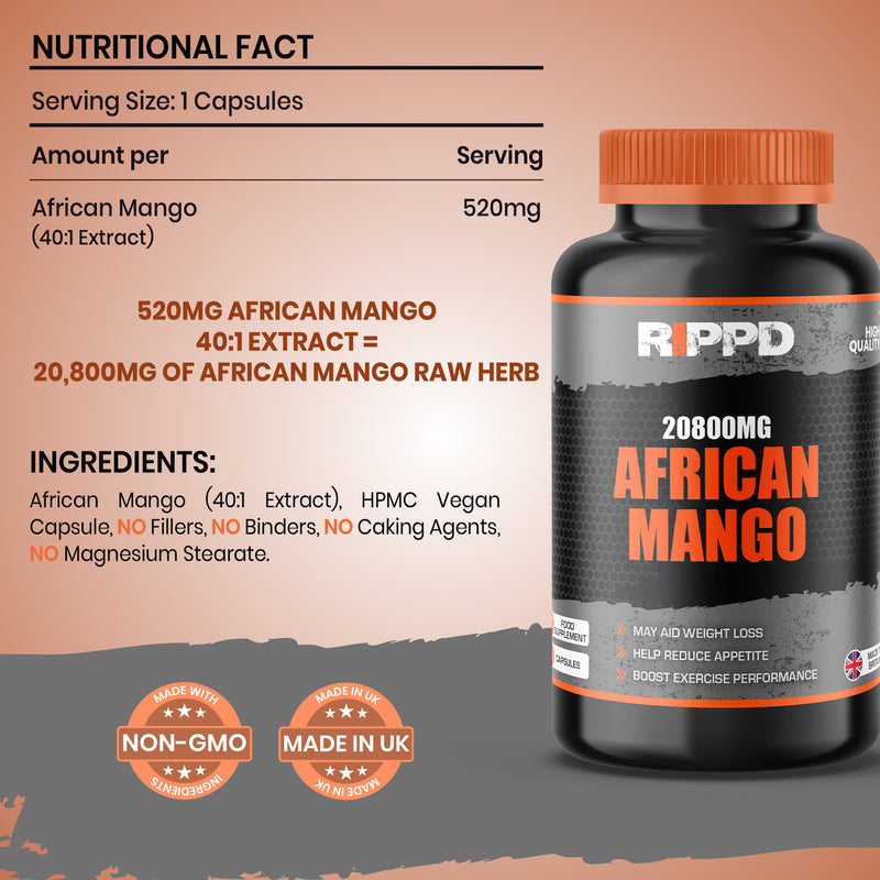 RIPPD African Mango 60 Capsules