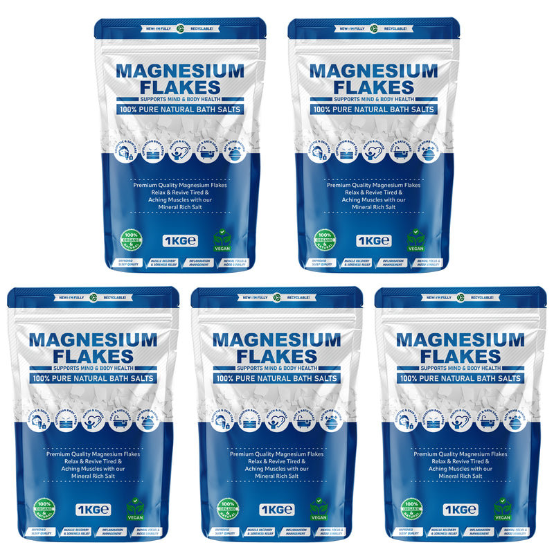 Pure Source Nutrition Magnesium Flakes 1kg Pouch