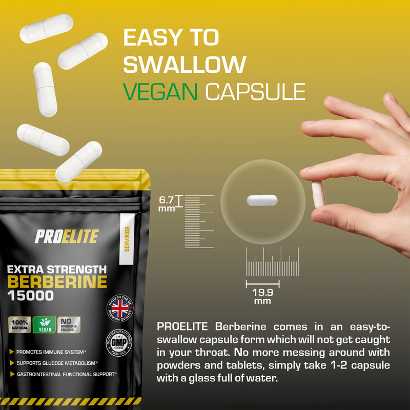 PROELITE Berberine Vegan Capsules