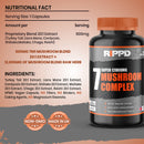 RIPPD 7in1 Mushroom Blend Mix 120 Capsules