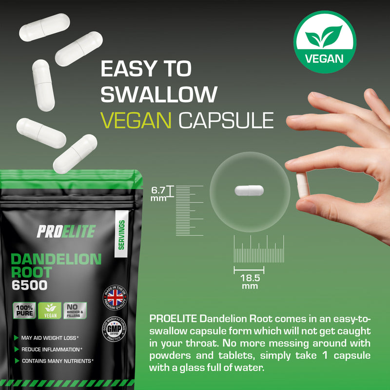PROELITE Dandelion Root Capsules