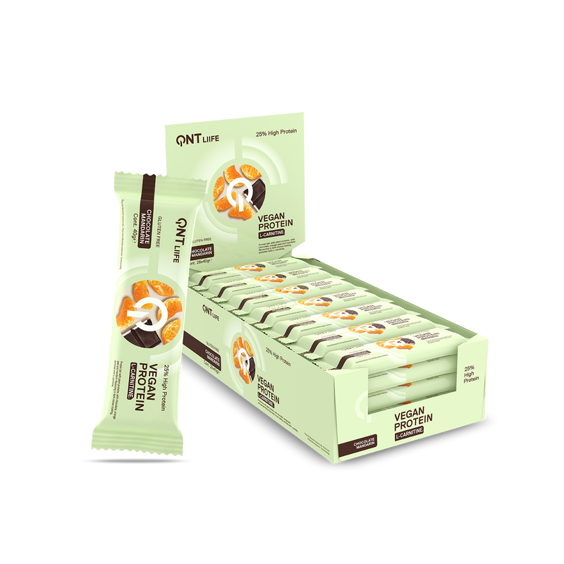 QNT Vegan Protein Bar 28x40g