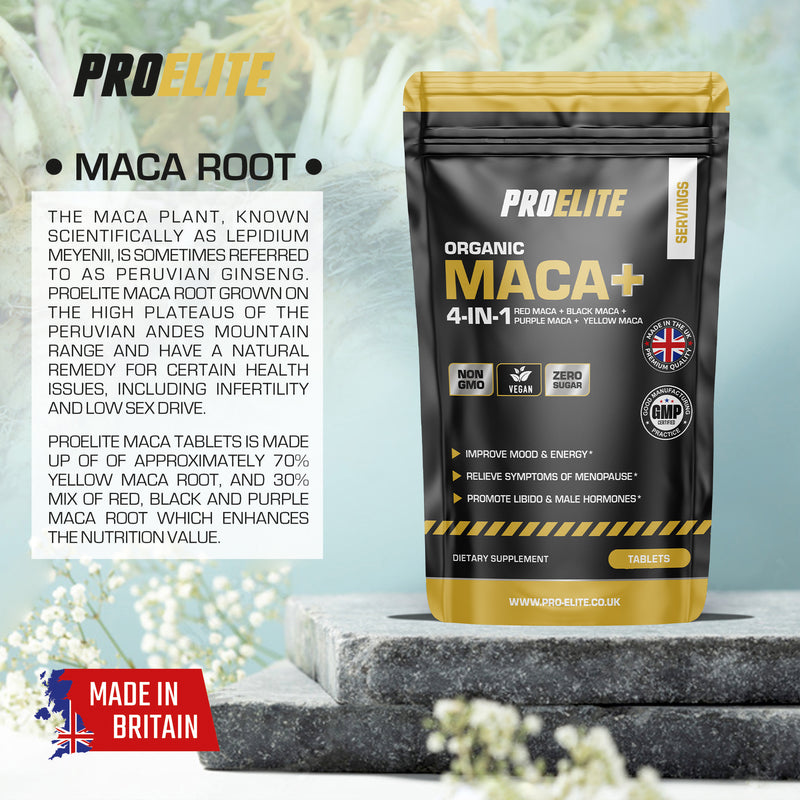 Pro-Elite Maca Root 5:1 Extract Vegan Tablets