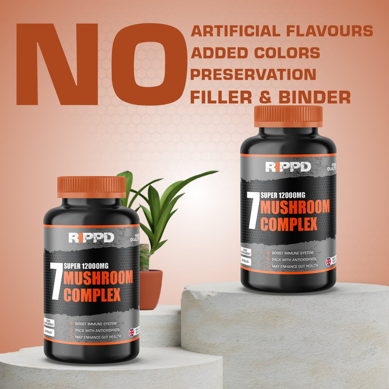 RIPPD 7in1 Mushroom Blend Mix 120 Capsules