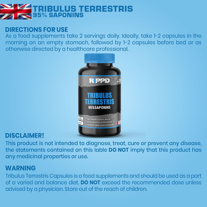RIPPD Tribulus Terrestris Capsules