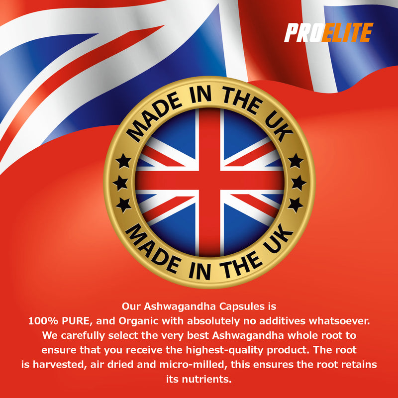 Pro-Elite Ashwagandha Vegan Capsules