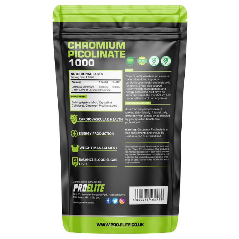 PROELITE Chromium Picolinate Tablets