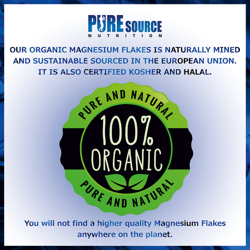 Pure Source Nutrition Magnesium Flakes - Bucket