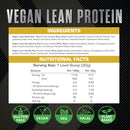 XCelerate Nutrition Lean Vegan Diet Protein Powder