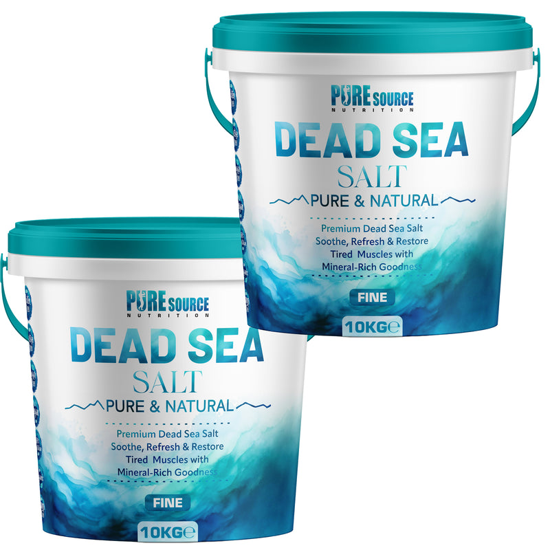 Pure Source Nutrition Dead Sea Salt Fine 1kg - Bucket