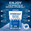 Pure Source Nutrition Epsom Salt 1kg - Unscented Pouch	