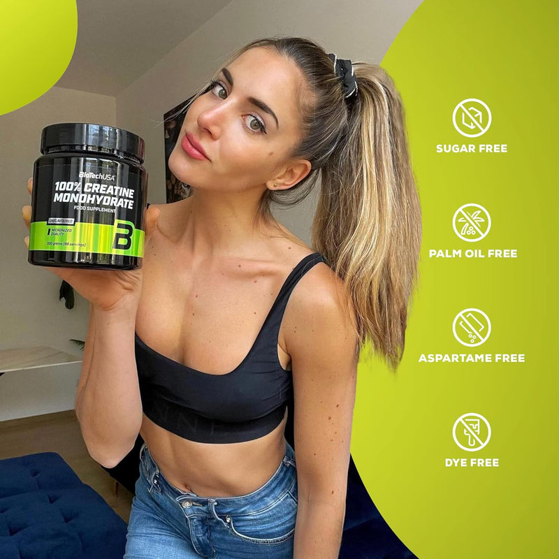BioTech USA 100% Creatine Monohydrate 300g / 500g