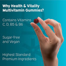 Nutriburst Health & Vitality Multivitamin - 60 Gummies