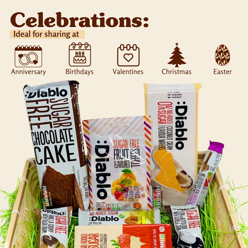 Diablo Diabetic Sugar Free Hamper - Medium