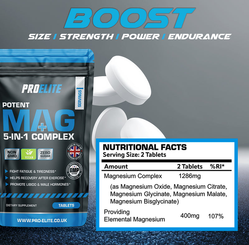 PROELITE MAG+ 5IN1 Complex Tablets