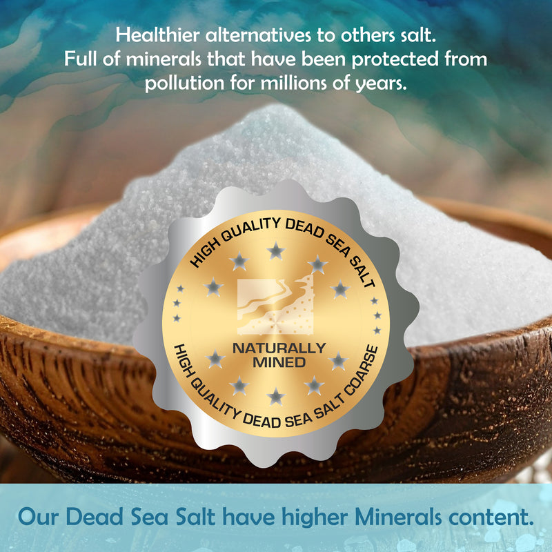 Pure Source Nutrition Dead Sea Salt Fine 1kg - Bucket