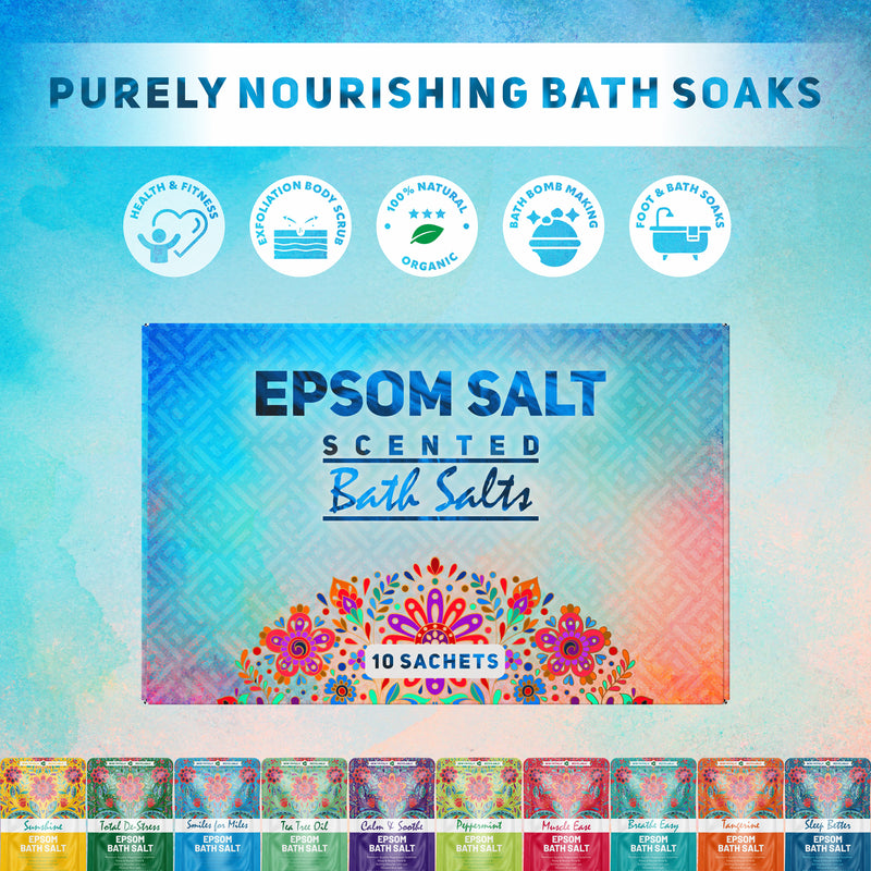 Pure Source Nutrition Epsom Salt Gift Box 10x35g