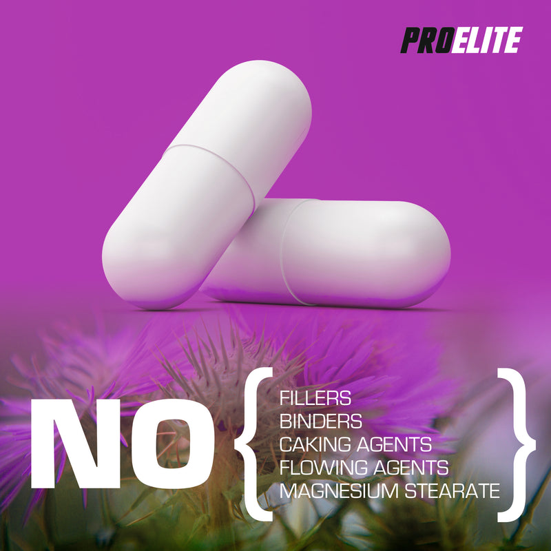 Pro-Elite Milk Thistle 40:1 Extract - Capsules VEGAN