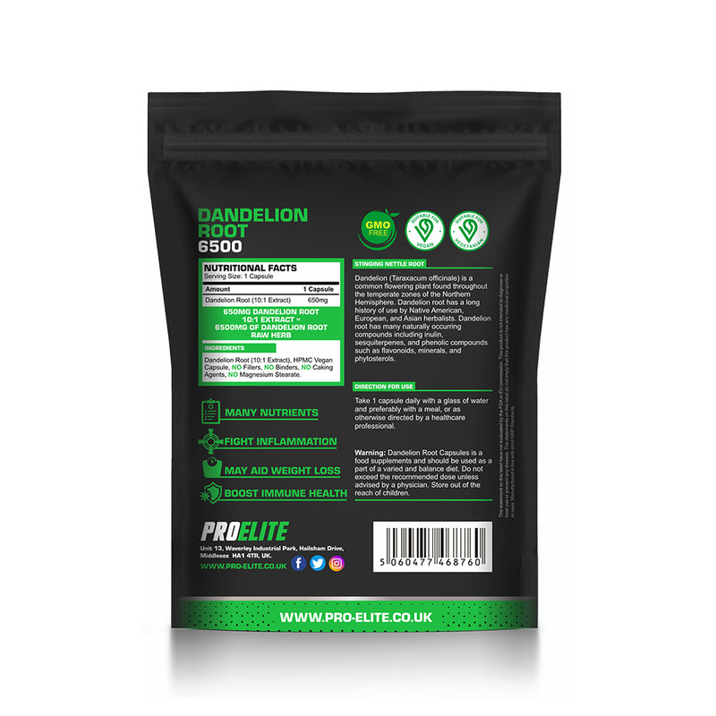 PROELITE Dandelion Root Capsules