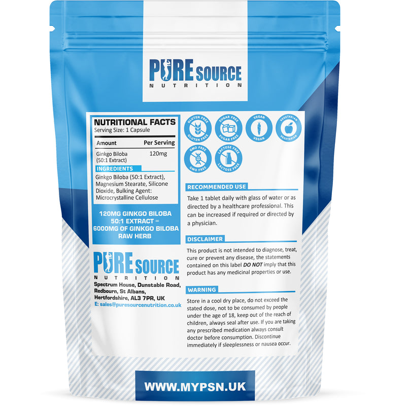 PSN Ginkgo Biloba Tablets