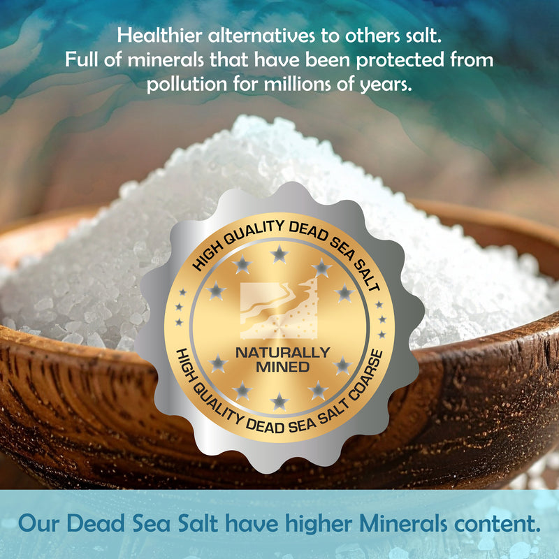 Pure Source Nutrition Dead Sea Salt Coarse - Bucket