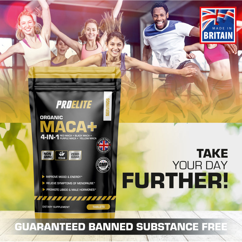 Pro-Elite Maca Root 5:1 Extract Vegan Tablets