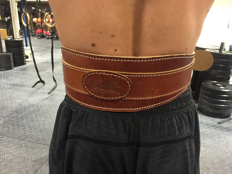 Schiek Sports Equipment Leather Contour Belt