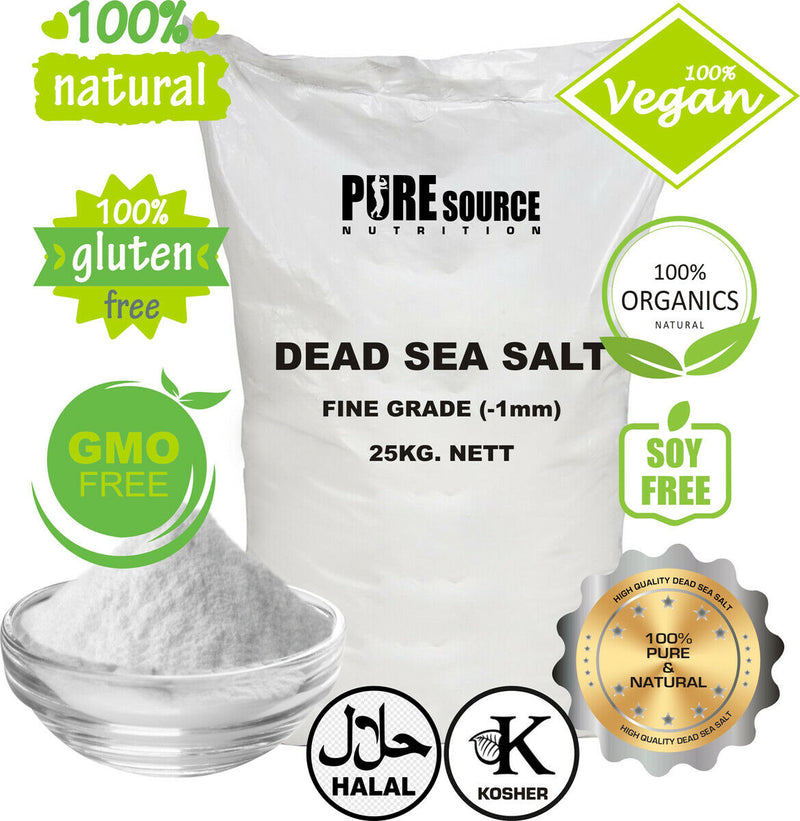 Pure Source Nutrition Dead Sea Salt Coarse - White Label