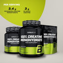 BioTech USA 100% Creatine Monohydrate 300g / 500g