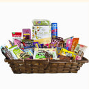 Vegan Vegetarian Food Gift Hamper Basket Sweet Chocolate Selection Bars Snacks
