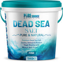 Pure Source Nutrition Dead Sea Salt Fine 1kg - Bucket