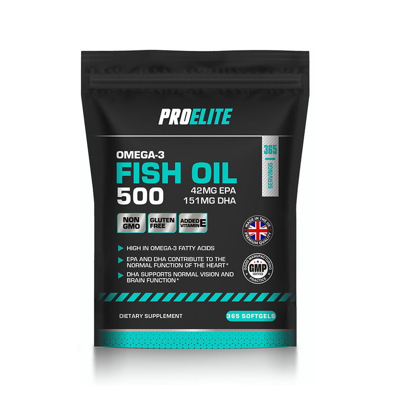 PROELITE Omega 3 Fish Oil 500mg - Softgels