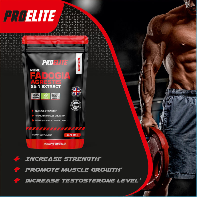 Pro-Elite Fadogia Agrestis 25:1 Extract Vegan Capsules