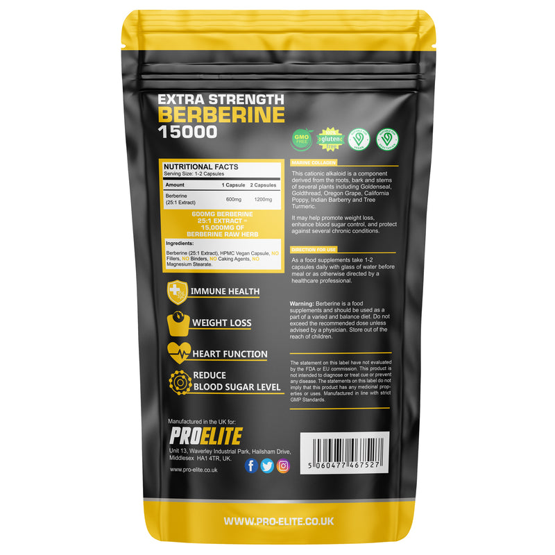 PROELITE Berberine Vegan Capsules