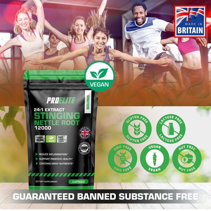 PROELITE Stinging Nettle Root Vegan Capsules