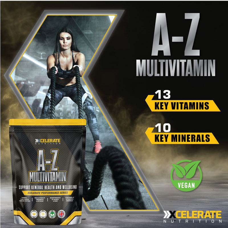 XCelerate Nutrition A-Z Multi Vitamins & Minerals Tablets